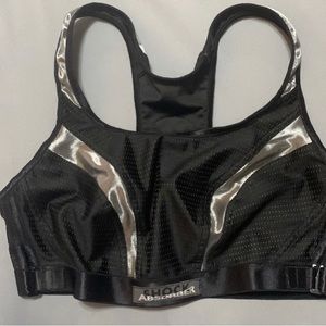 Shock Absorber Sports Bra size 34C black & silver